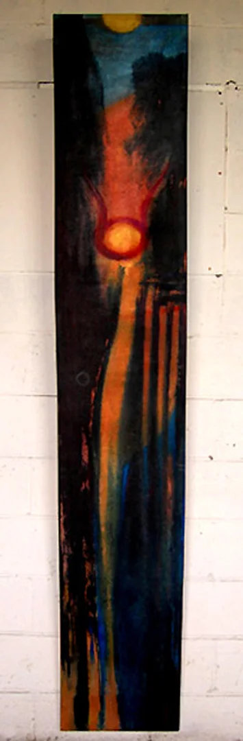 Hathor's Return (front) 2006 (91"x16"x10"D top)