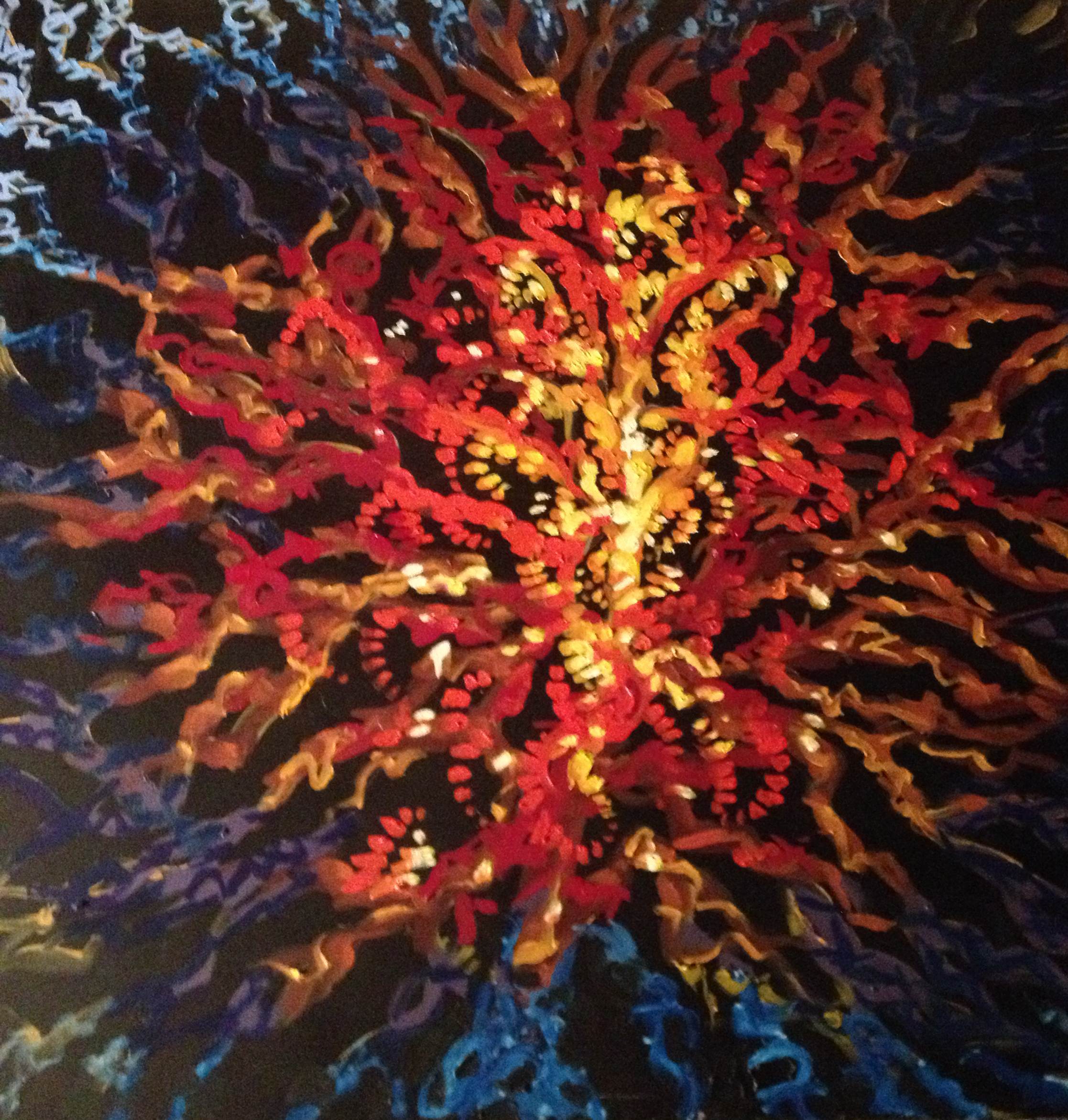 "Tree" (1999). Acrylic on canvas.