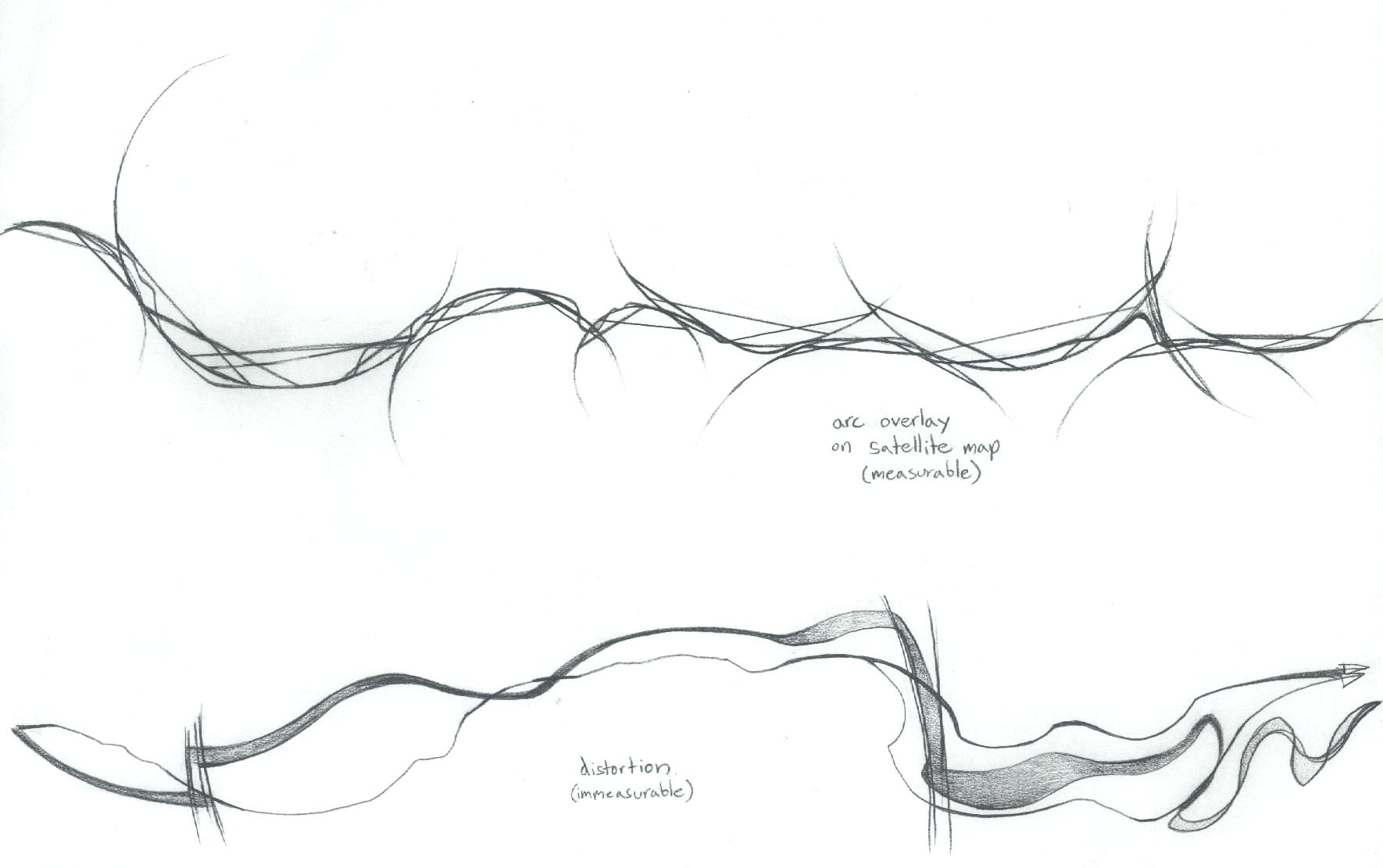 "Cascadilla" (1999). Graphite on paper.