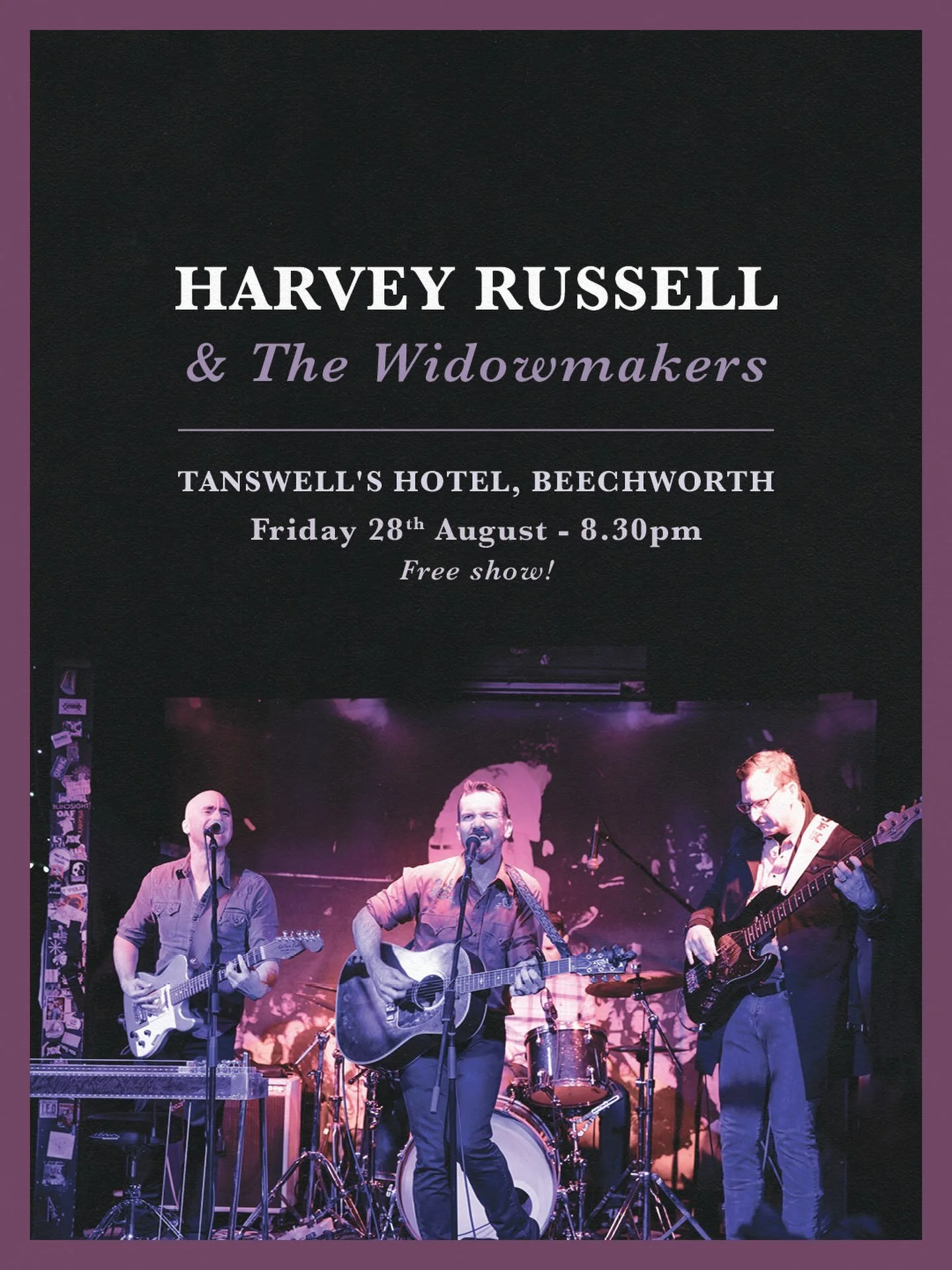 We hit @tanswellshotel Beechworth on Friday 28 August for 2 sets of country rock and honky tonk. 8.30pm free. Looking forward to it!