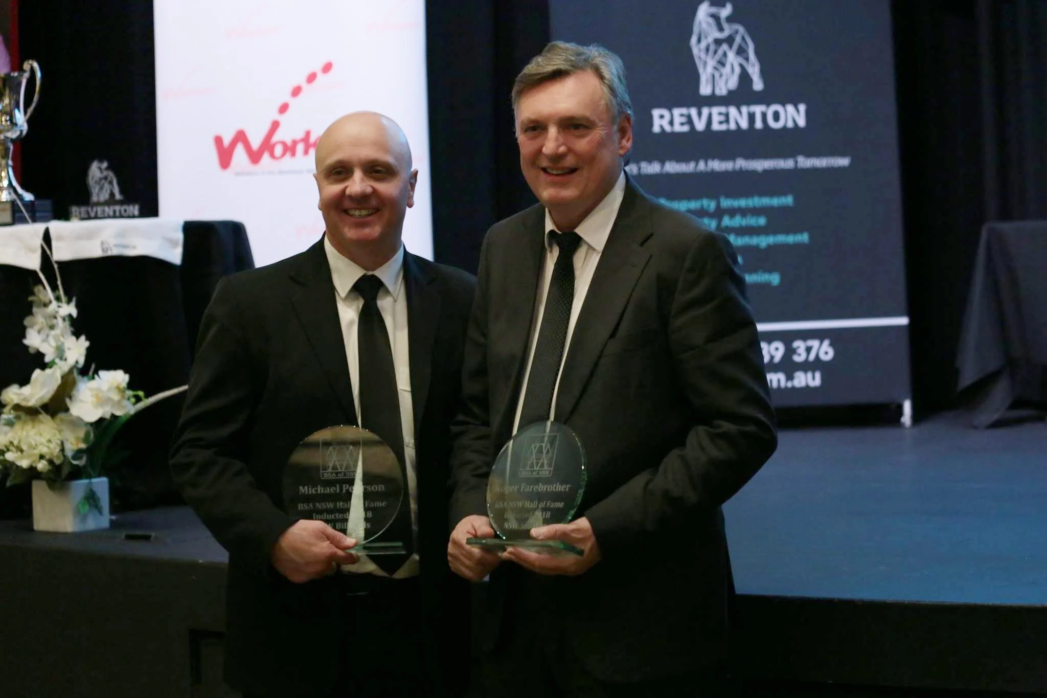 (2018) Michael pearson (left) and roger farebrother (right)