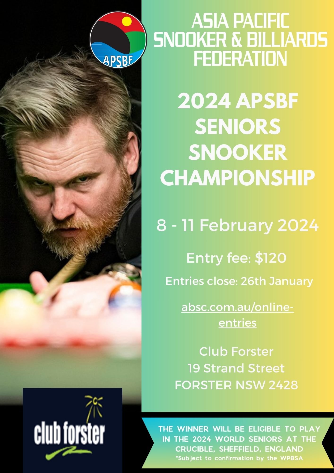 World Snooker Federation Championships — Snooker and Billiards NSW