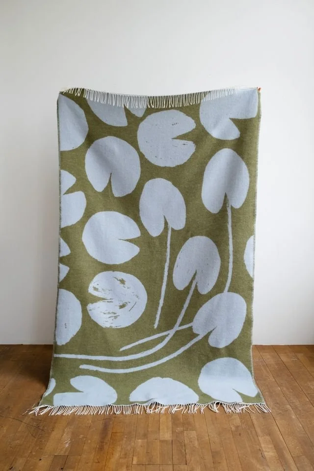 Waterlillies throw.jpeg