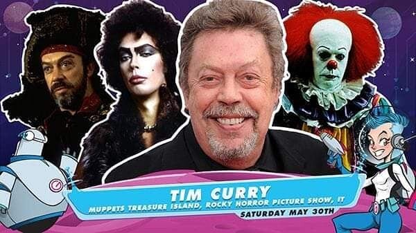 ⭐️🚀As promised we're thrilled to announce more information about Tim's GalaxyCon Live Event⭐️🚀 Join acting legend Tim Curry for a one-of-a-kind Live Streamed Q&amp;A with GalaxyCon Live on Saturday, May 30th.

The Live Stream Q&amp;A starts at 2pm 