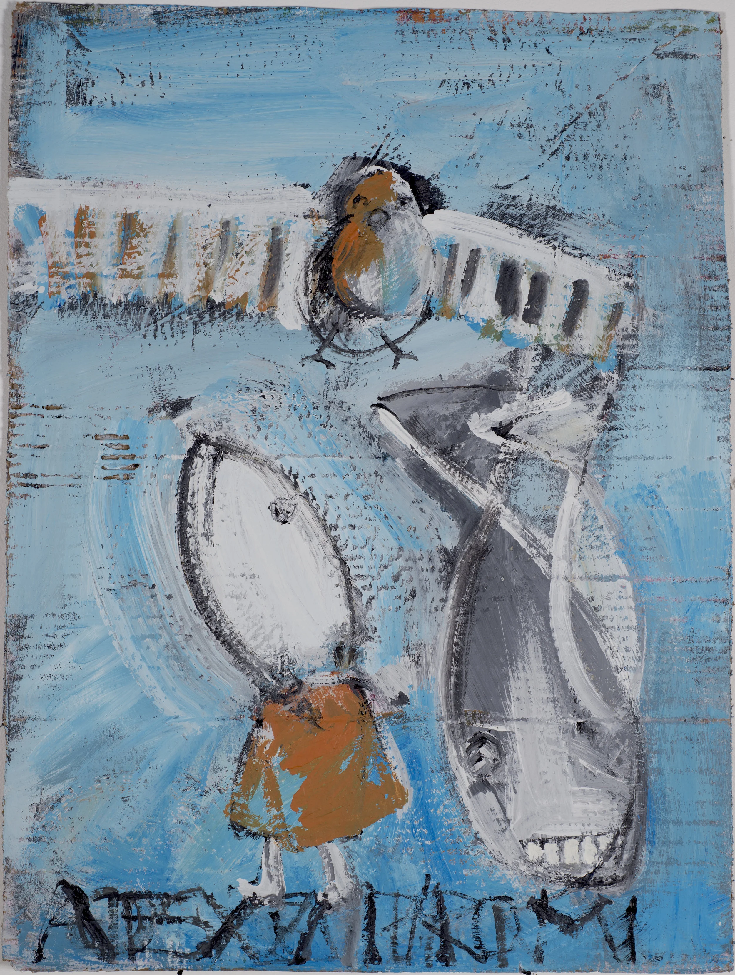 Untitled (Three Fish) , 2018.