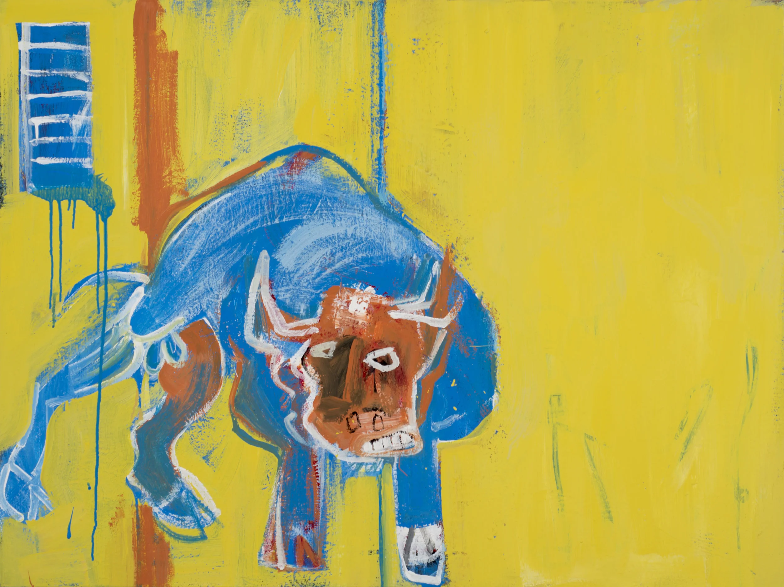 Untitled (Blue Bull) , 2018.