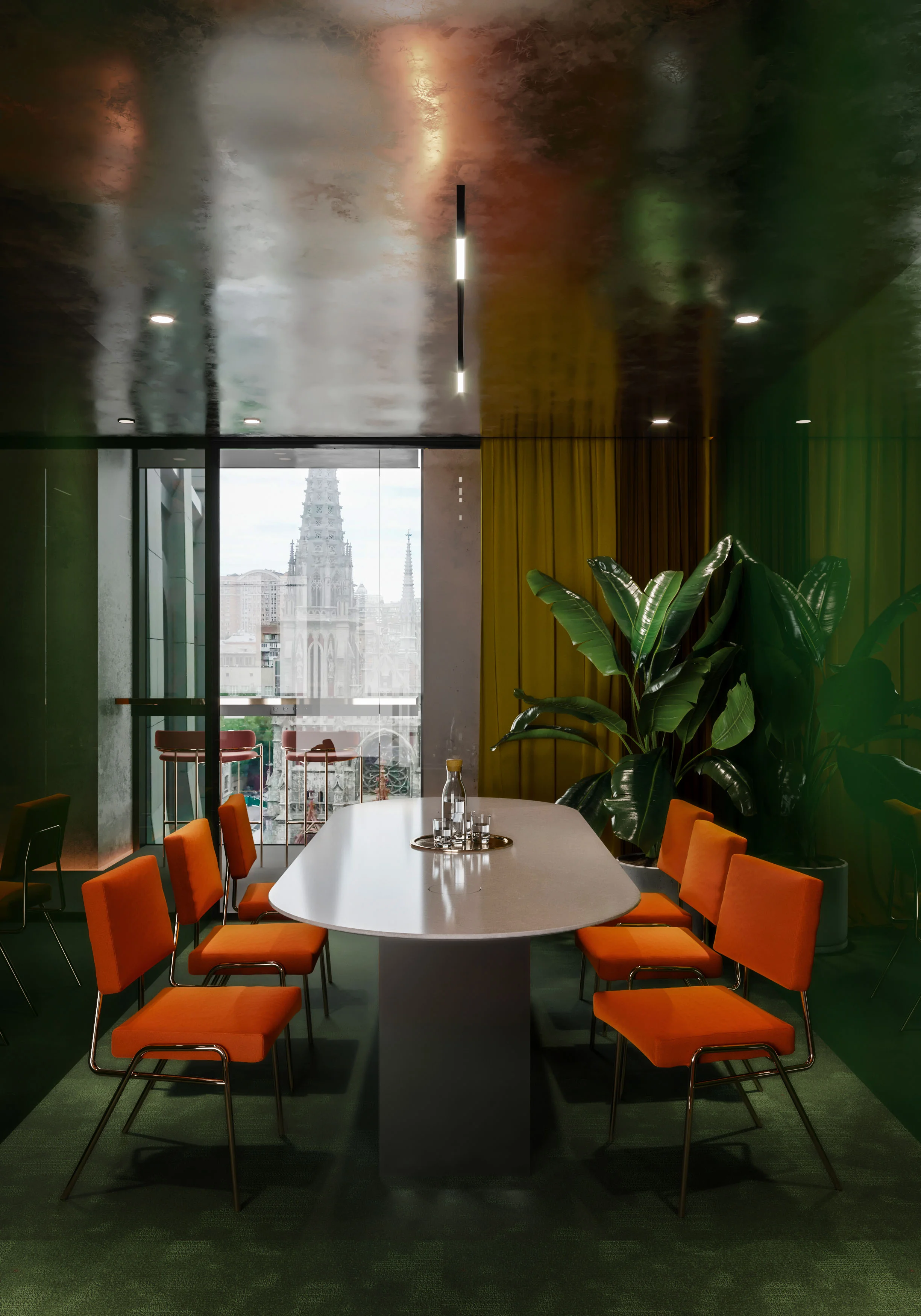 Green meeting room