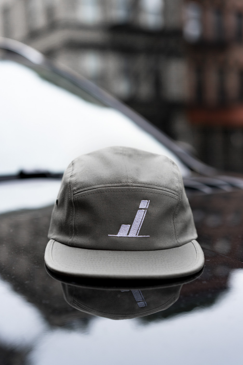 Aan Classificatie dutje J Logo 5 Panel Hat — JUMP STREET PODCAST