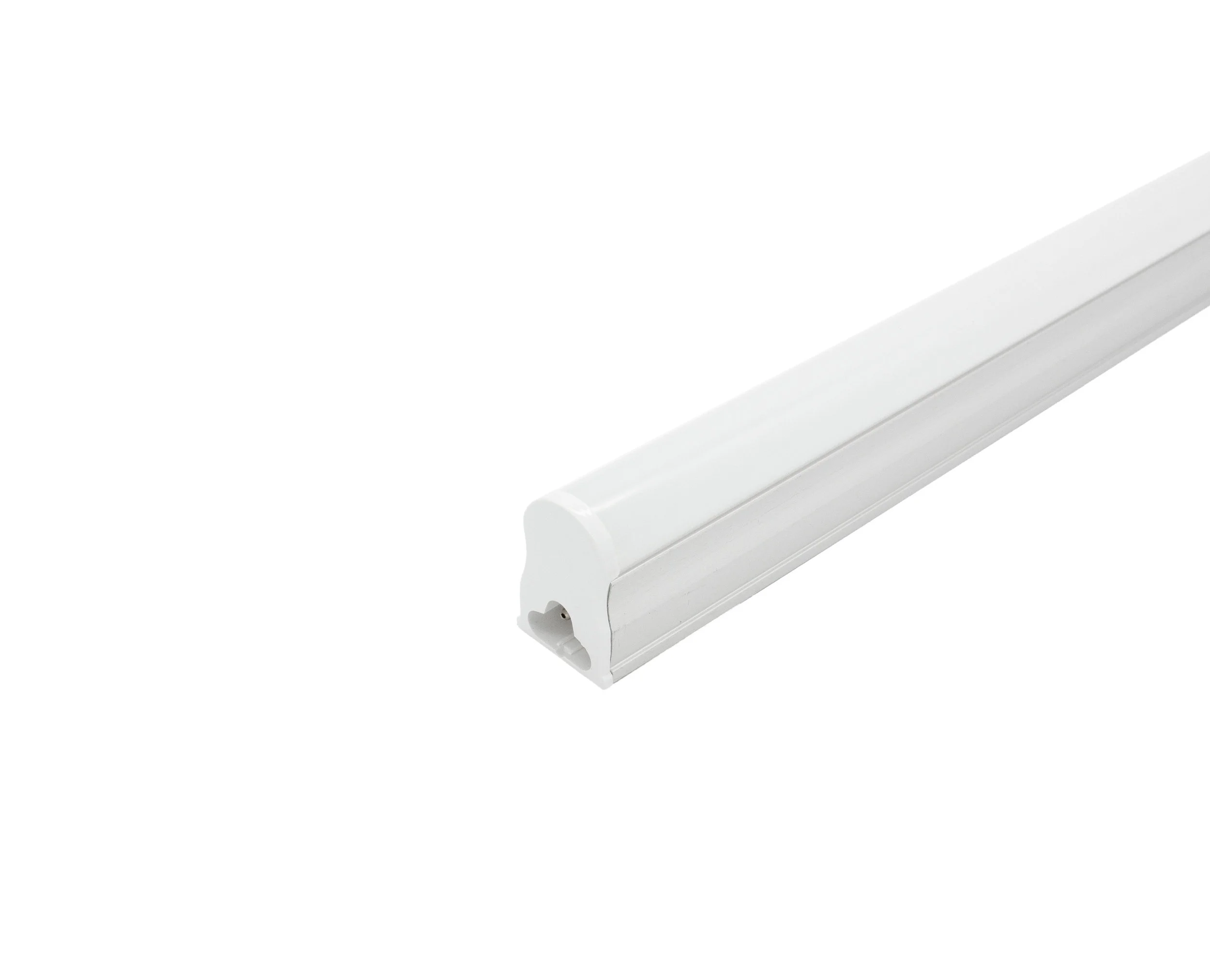 TUBO LED T5 SERIES 8WMODELLO: FL-T5-YT-8Flusso: 800lm Voltaggio: AC 220 - 240V Tonalità: 3000K - 6000K Fascio: 150° CRI: >80 L 600 mm x W 22 mm x H 35 mm