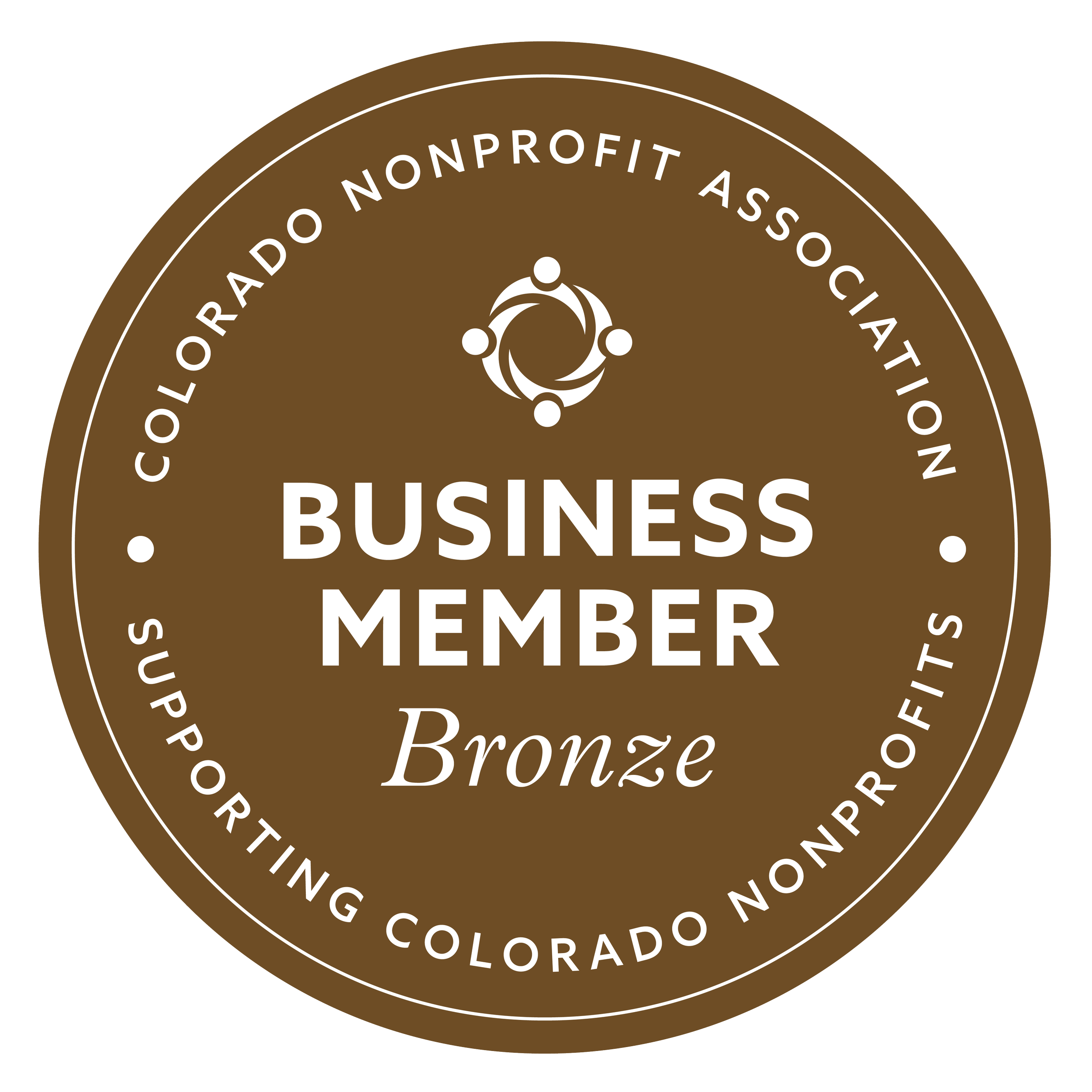 Colorado Nonprofit Association Bronze Business Member seal