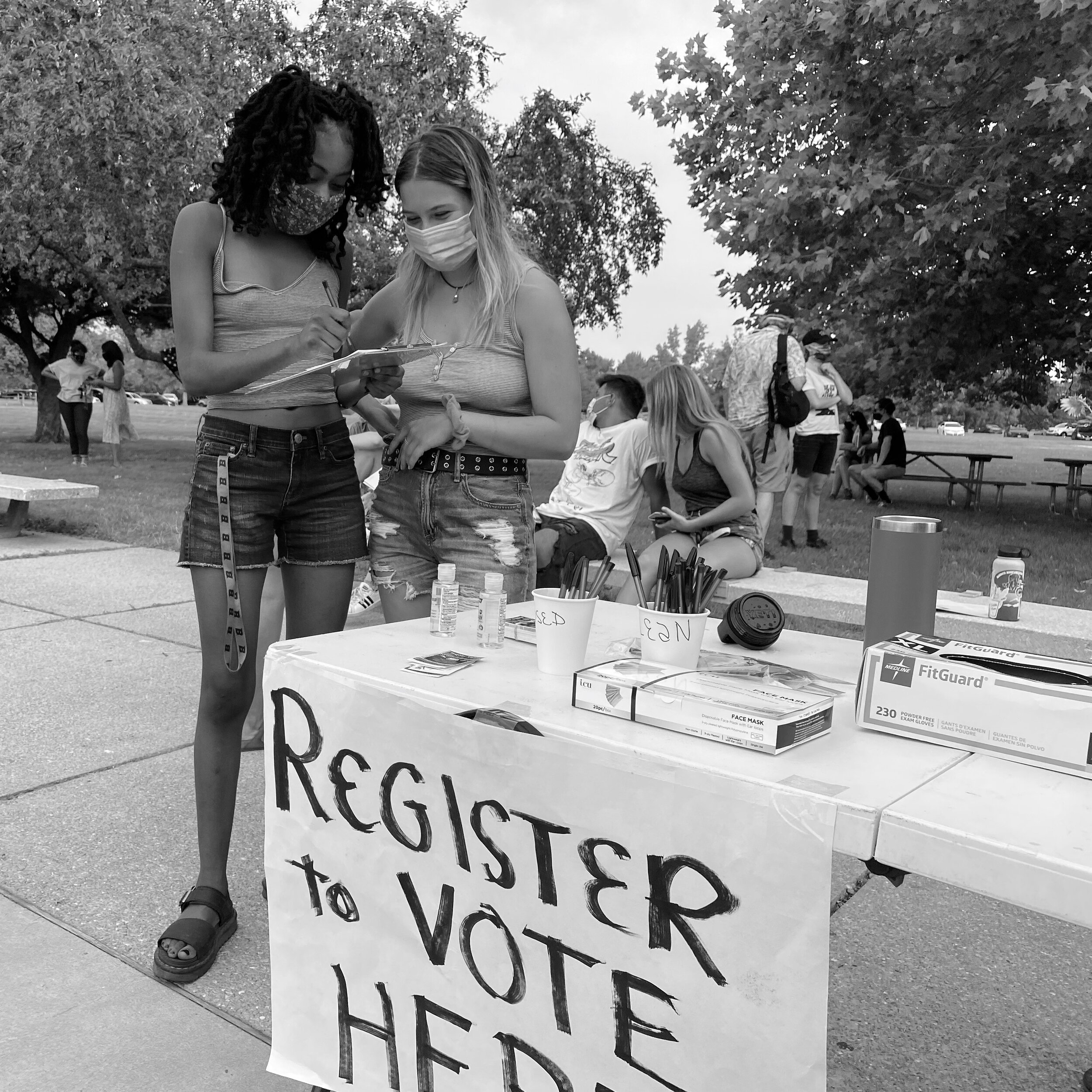 Get registered. Request your absentee ballot. Get informed. #BABEVOTE 