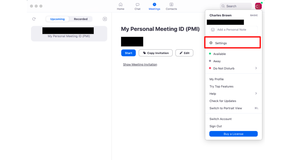 How to Change Your Zoom Display Name to Your Student's Name — MAGIC Dance Arts, Inc.
