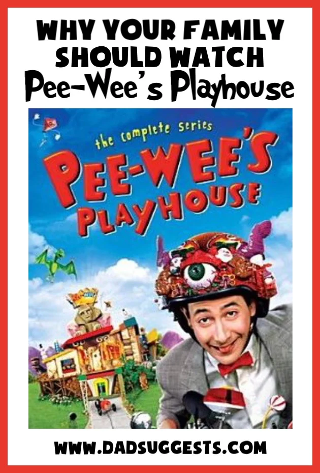 Pee-Wee’s Playhouse is the perfect show to share with your kids. He inspires imagination and creativity and kindness - and his sincerity about his craft reminds us of Mister Rogers. #peeweesplayhouse #familytv #kidstv #bestshowsforkids #imagination #parenting #peewee #dadsuggests