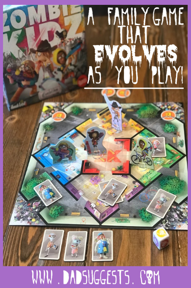 Cooperative board games are perfect choices for family game night. Zombie Kidz Evolution is a cooperative kids game that actually evolves the more you play - leading to incredible replay value and engagement. #boardgames #kidsgames #familygames #cooperativegames #familygamenight #dadsuggests