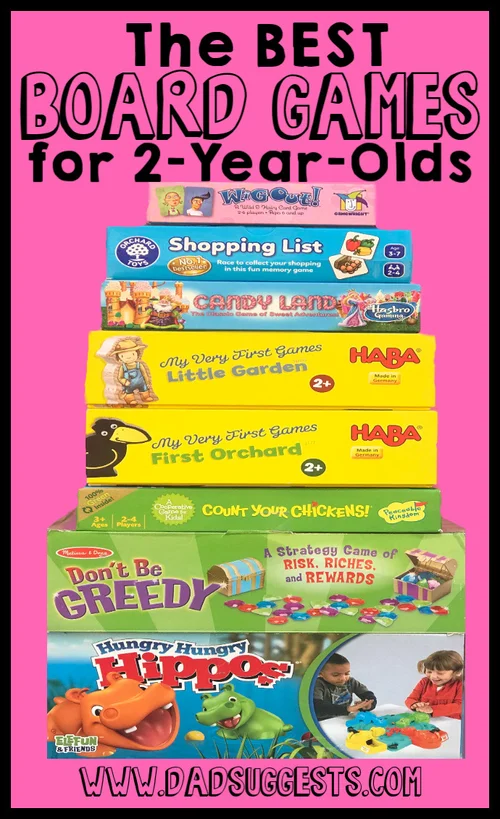 The Best Board Games for 2YearOlds Dad Suggests