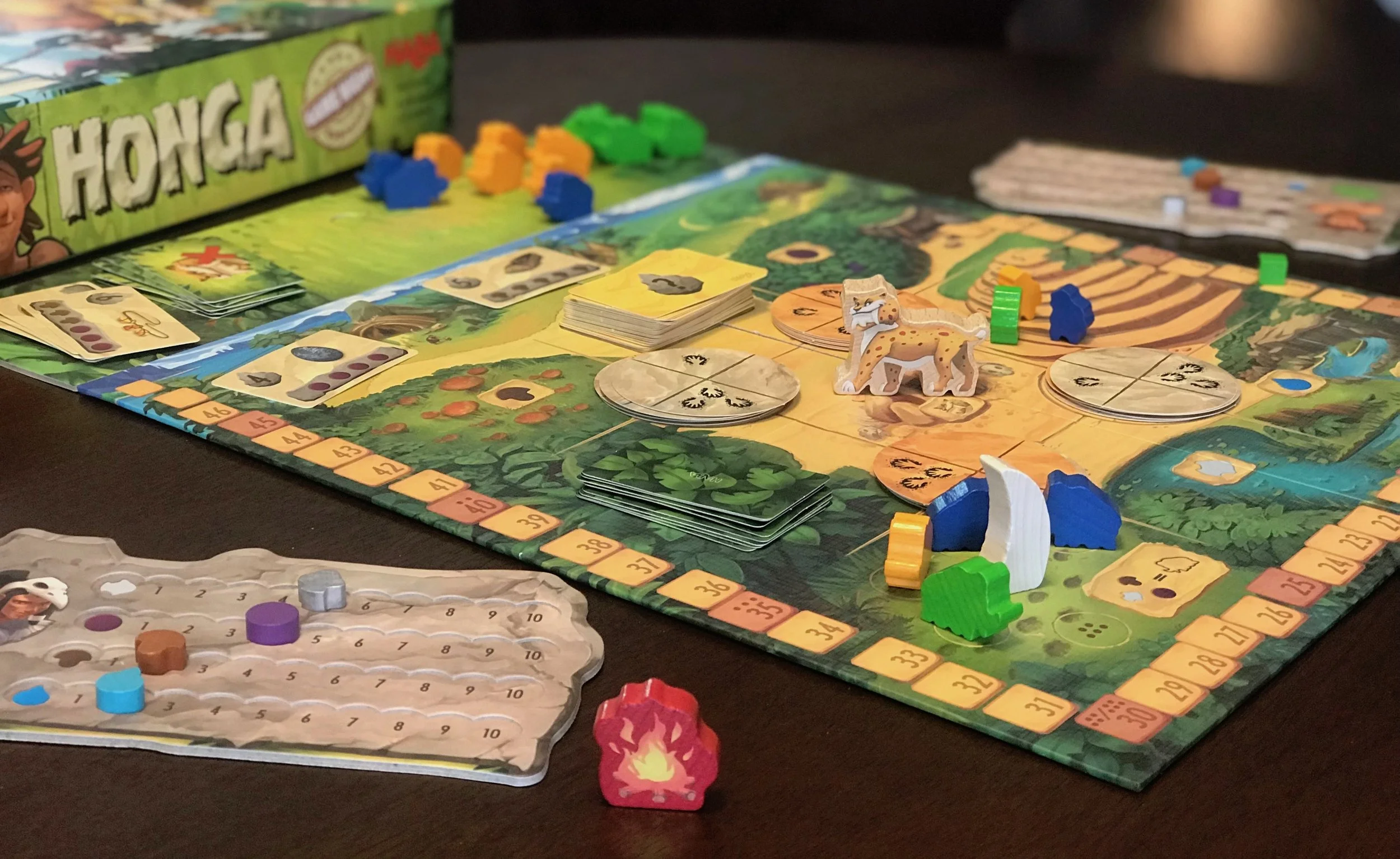 Honga: Learn Strategy With HABA's Prehistoric Family Board Game