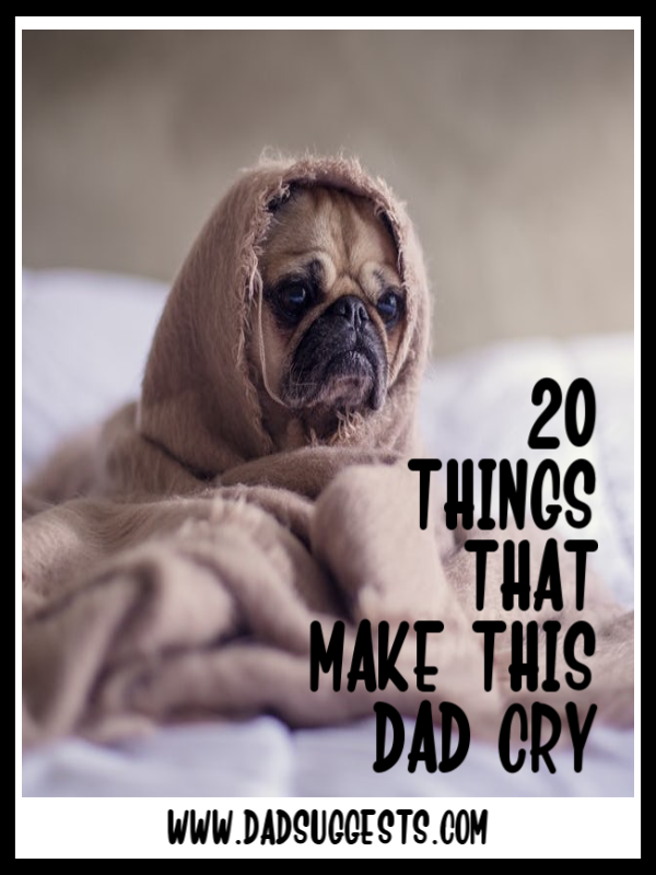 Can you make it through this list without shedding a tear? I certainly can’t. Crying is not a bad thing. In fact, it’s healthy for kids to see you be honest about being sad. #crying #sadness #parenting #raisingkids #sadmovies #sadbooks #dadsuggests