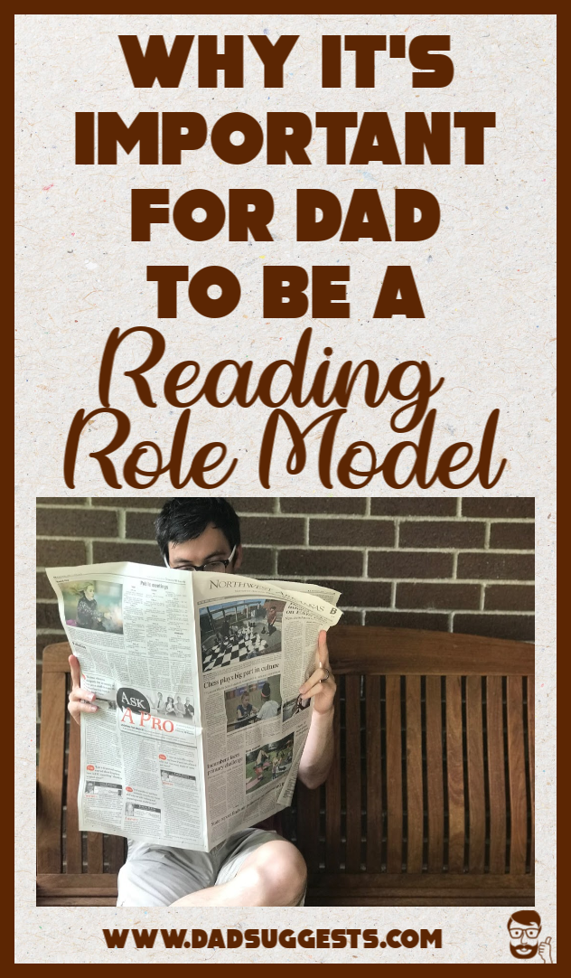 Parents definitely have an important role to play in the development of their kids’ reading habits. Kids are going to mimic the behavior of their parents and internalize their priorities. So Dad really needs to be a reading role model. #parenting #raisingkids #literacy #reading #learningtoread #raisingreaders #kidsbooks #dadsuggests
