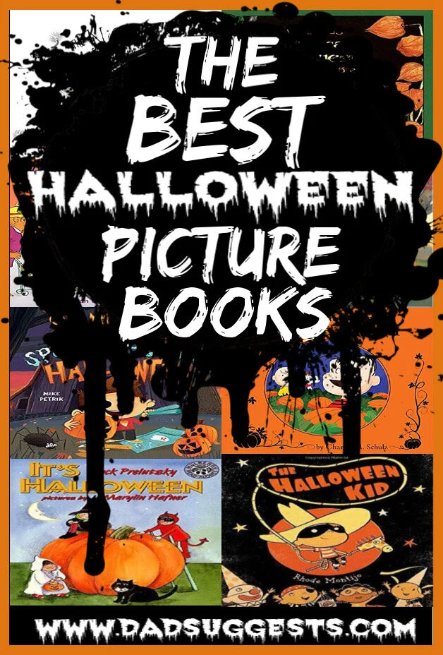These are the very best picture books about Halloween. Share these books with your kids to celebrate the Halloween season. These stories for your family will absolutely deliver Halloween nostalgia. #halloween #familyhalloween #halloweenbooks #besthalloweenpicturebooks #picturebooks #kidsbooks #dadsuggests