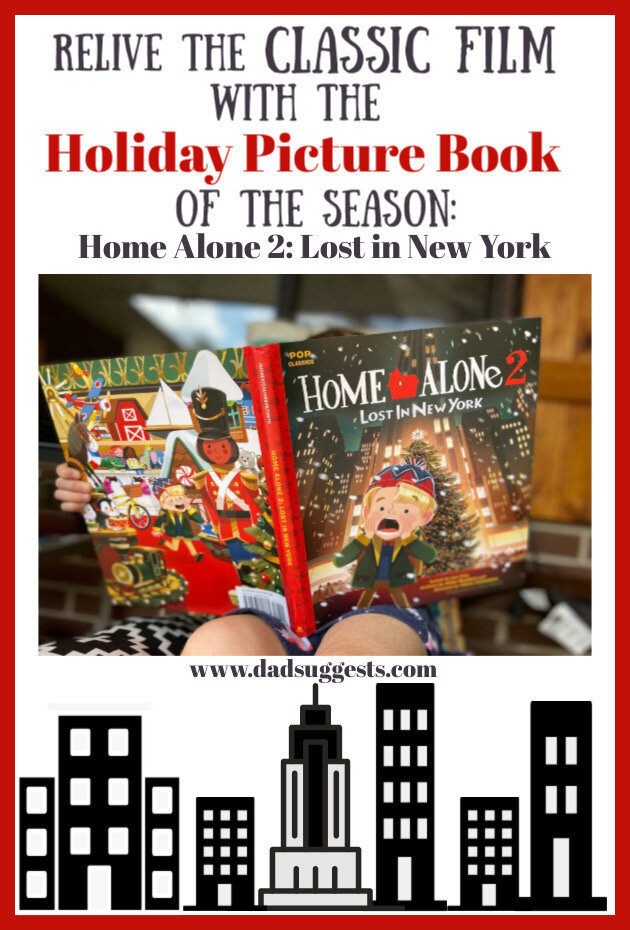 Home Alone 2: Lost in New York is the holiday picture book of the season and destined to become a Christmas staple. It’s a very faithful recreation of the story, and the perfect way to introduce this holiday classic to young children. #christmasbooks #homealone #quirkbooks #popclassics #picturebooks #kidsbooks #dadsuggests