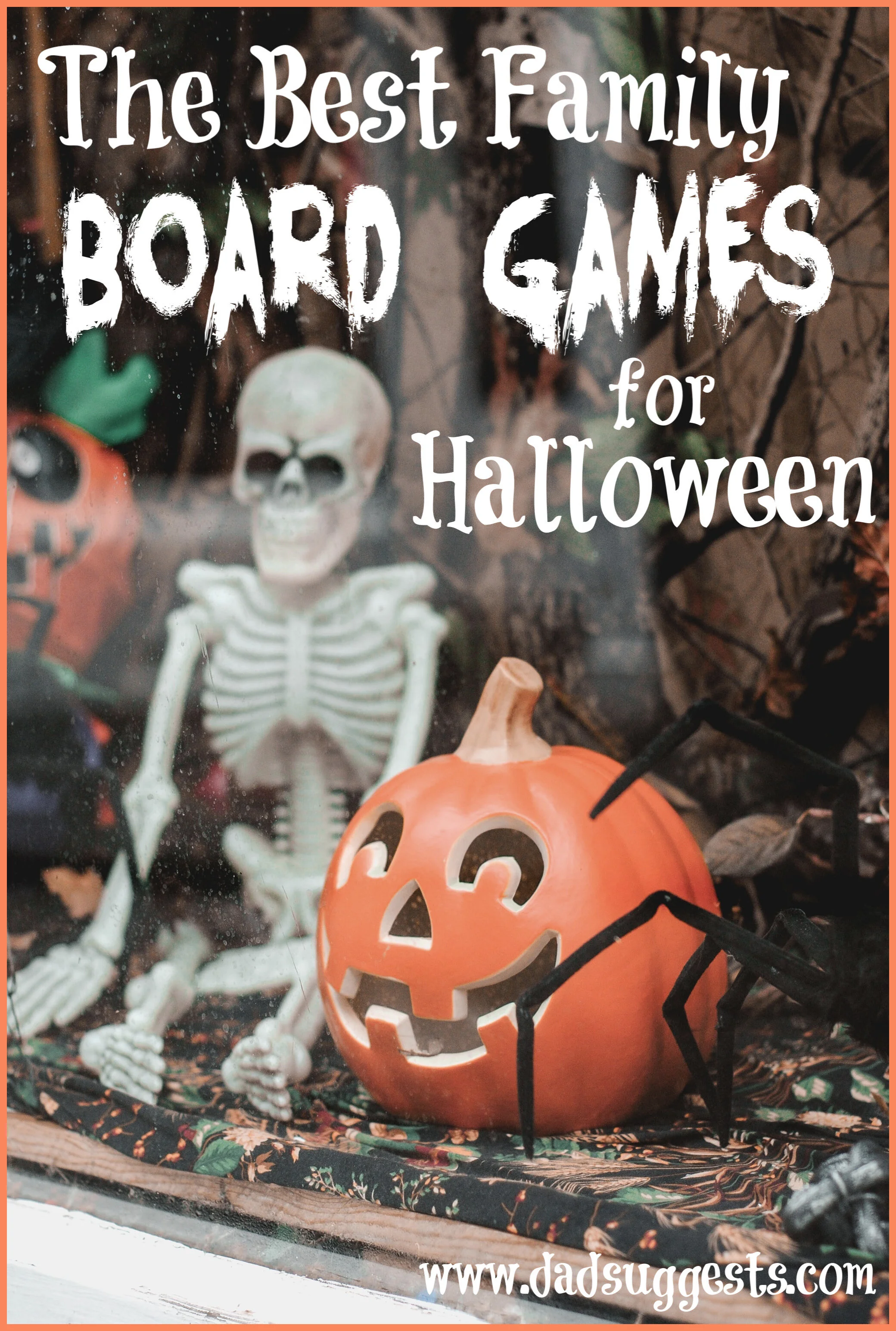 The best Halloween family board games. If you want to set a spooky atmosphere and Halloween mood during your next family game night, make sure to check out these spooky board games. #halloweenboardgames #halloweengames #familygamenight #familyboardgames #kidsboardgames #familyhalloween #dadsuggests