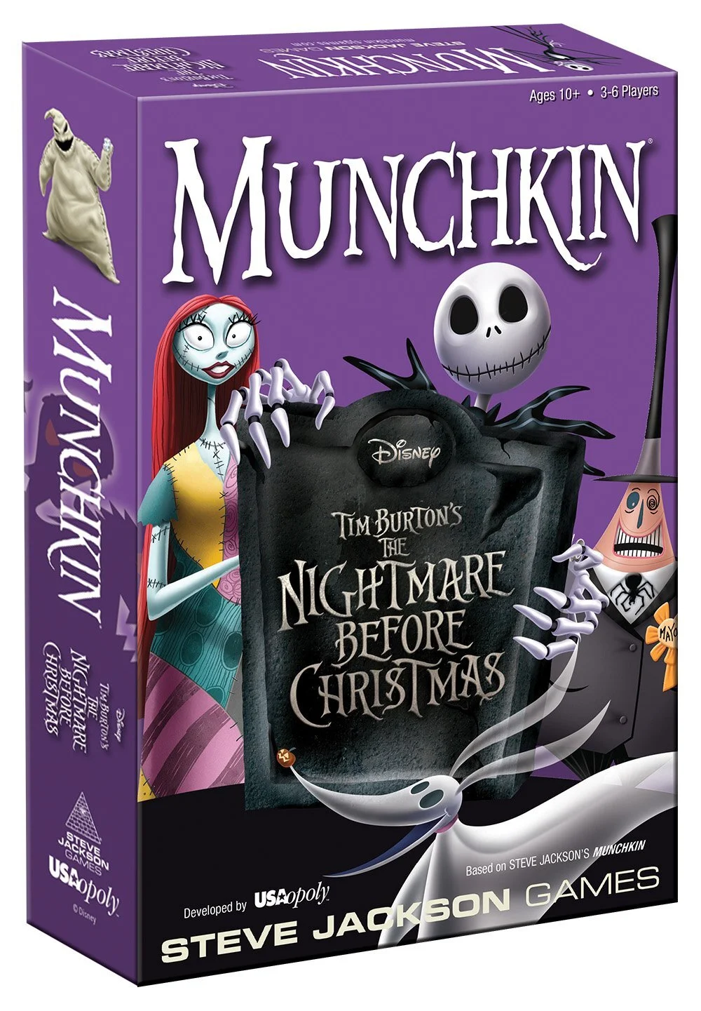 The Best Halloween Board Games for kids - munchkin nightmare before christmas.jpg