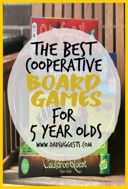 The 5 Best Cooperative Board Games for 5YearOlds Dad Suggests