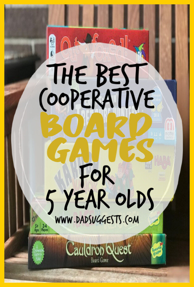 The 5 Best Cooperative Board Games for 5YearOlds Dad Suggests