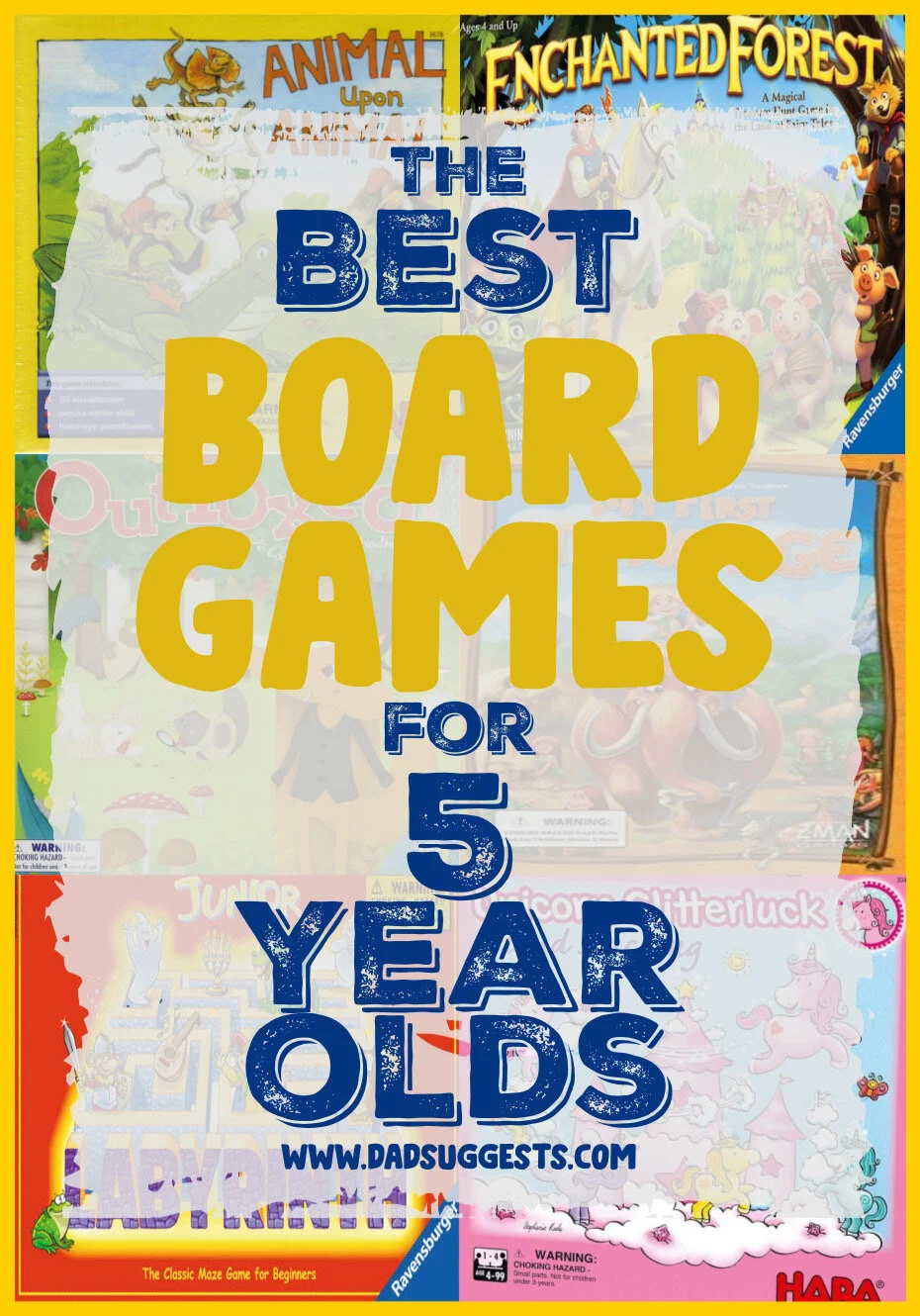The Best Board Games for 5YearOlds Dad Suggests