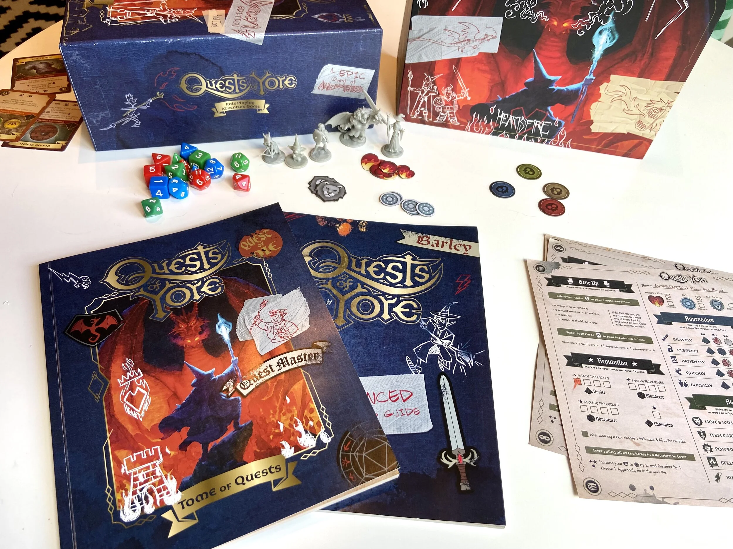 Quests of Yore: The RPG Family Board Game from Pixar's Onward