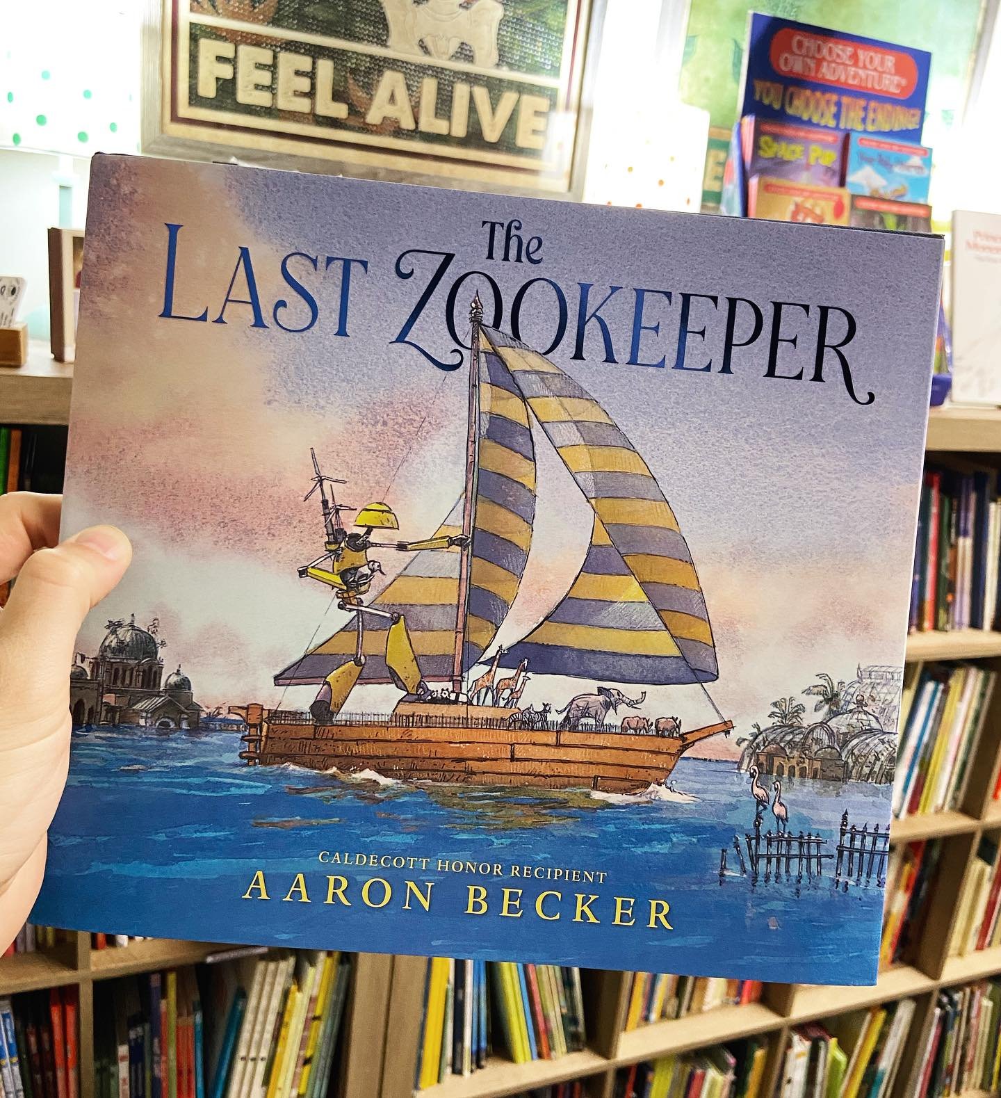 I love wordless picture books, and the many other classics made by @storybreathing in that genre - but The Last Zookeeper is my favorite Aaron Becker book yet. 

Perhaps I&rsquo;m biased by my love for animals, but I really love this a lot. It&rsquo;
