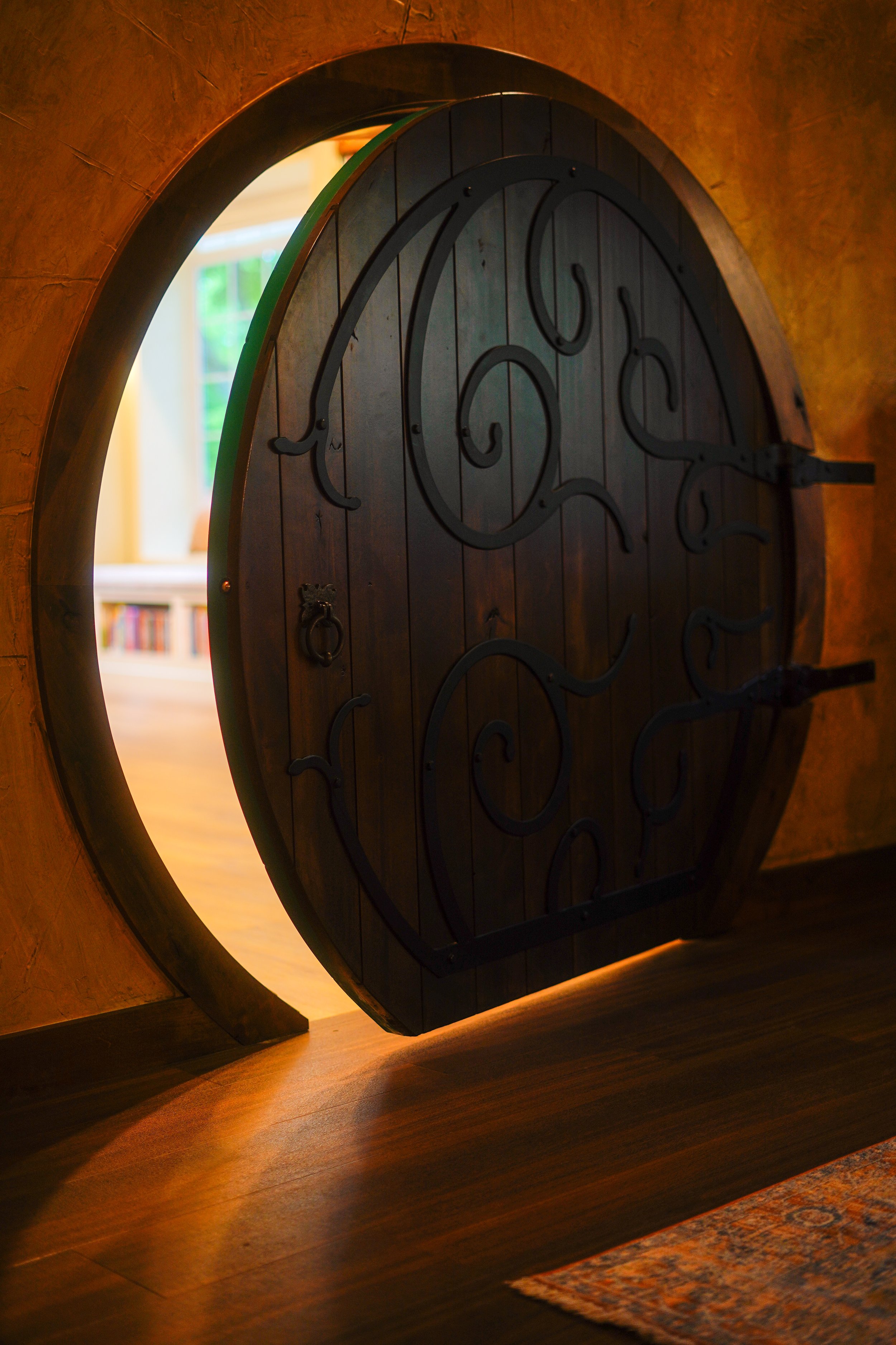 Dad Suggests Books Hobbit Door Metalwork.JPG