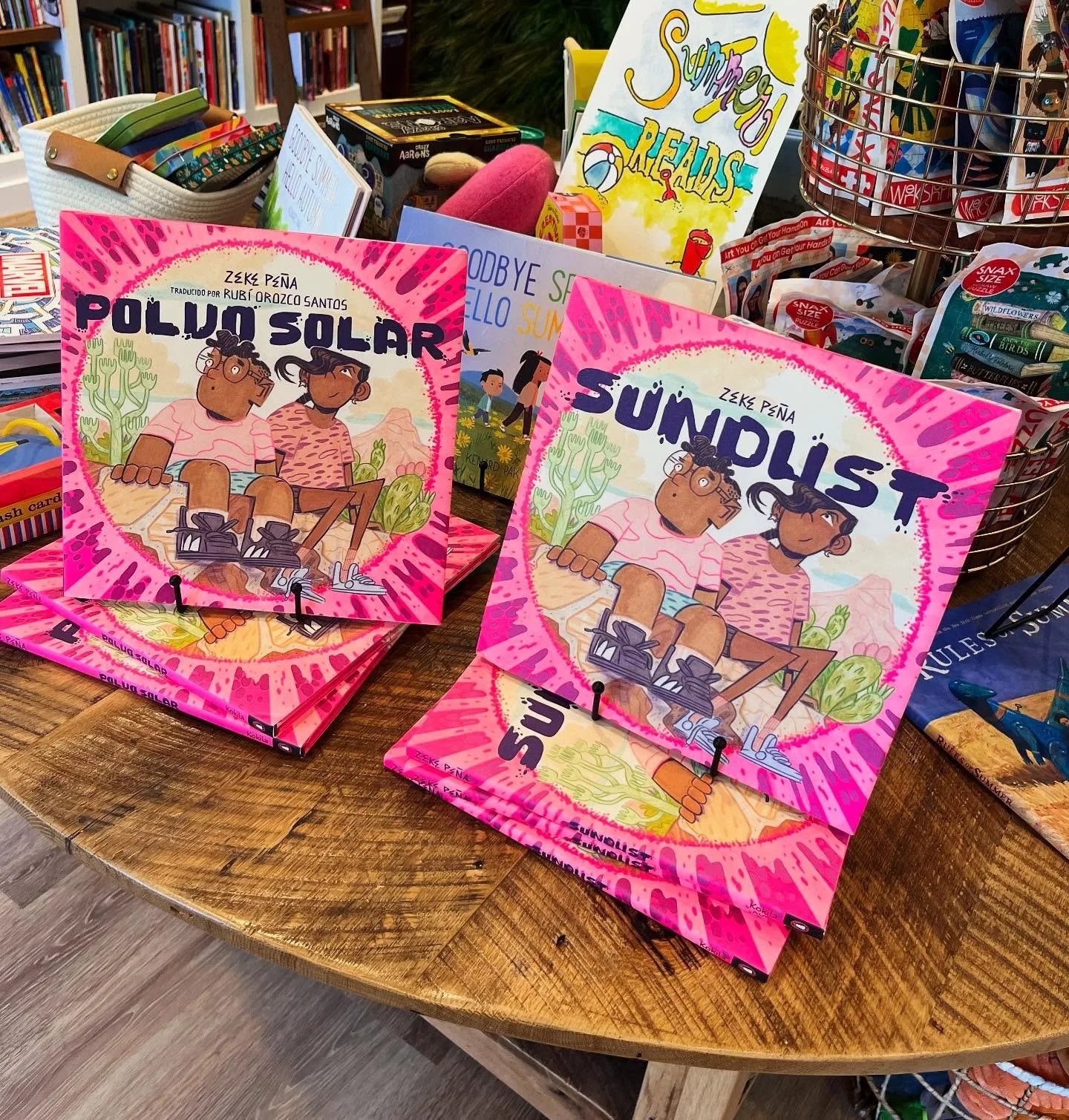 A very merry book birthday to Sundust by local author/illustrator @zpvisual ! 🎂Congrats, Zeke! 🙌🥳