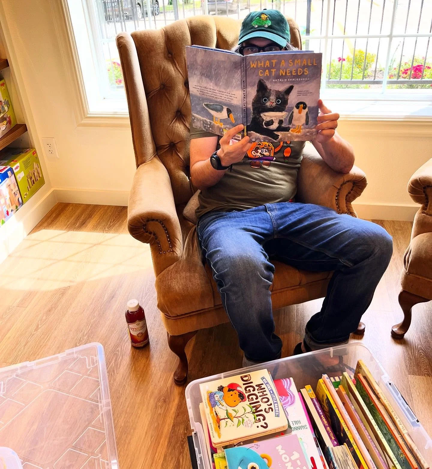 Our rep from Abrams, Chronicle, and Candlewick stopped by this week and I had a grand old time reading books. Some are out already and some are coming soon. Here are just some of the ones I was excited about and felt compelled to remember by snapping