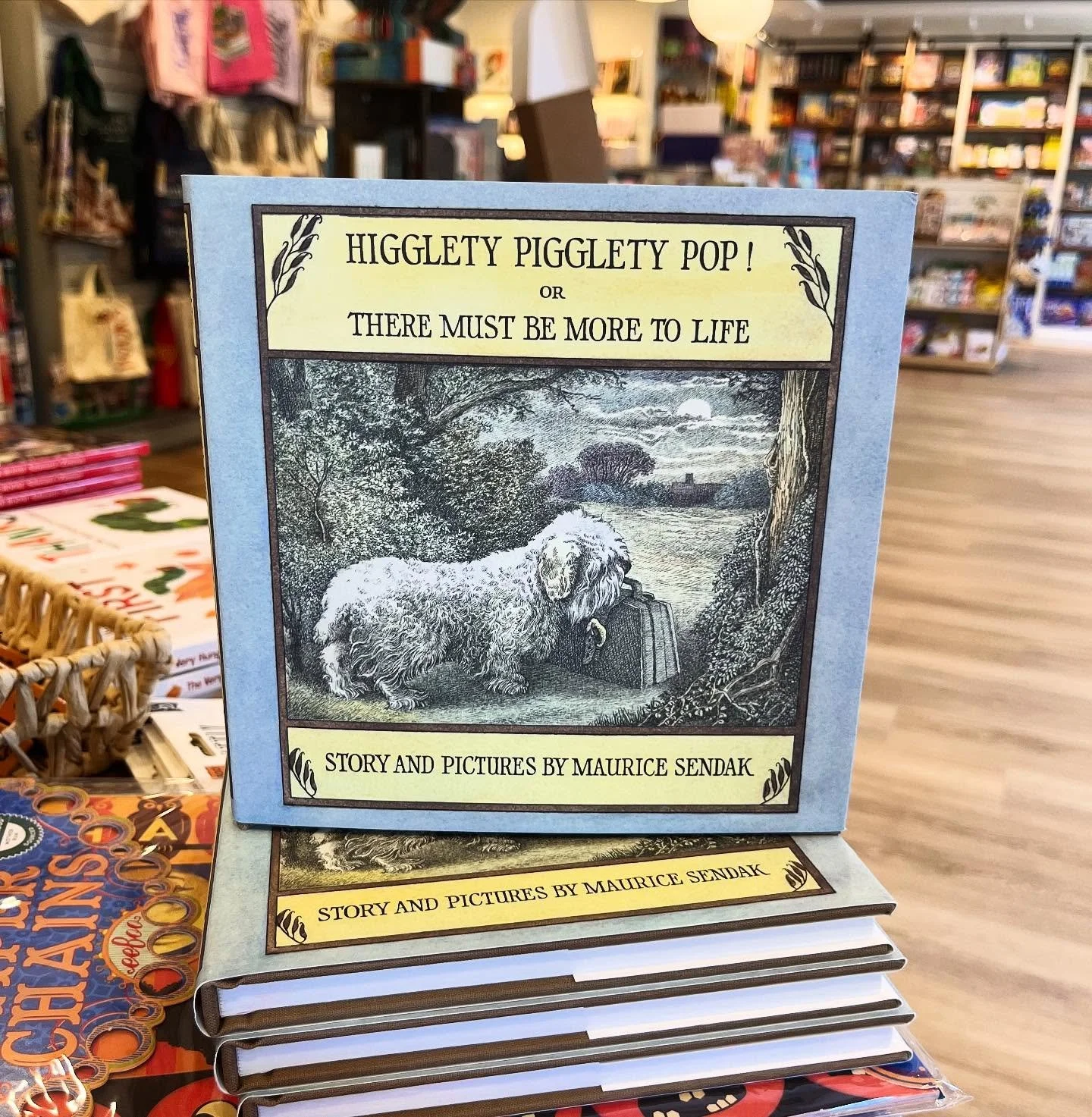 Look what just got republished! I LOVE Higglety Pigglety Pop! Do you remember this book as fondly as I do? Maurice Sendak at his best.