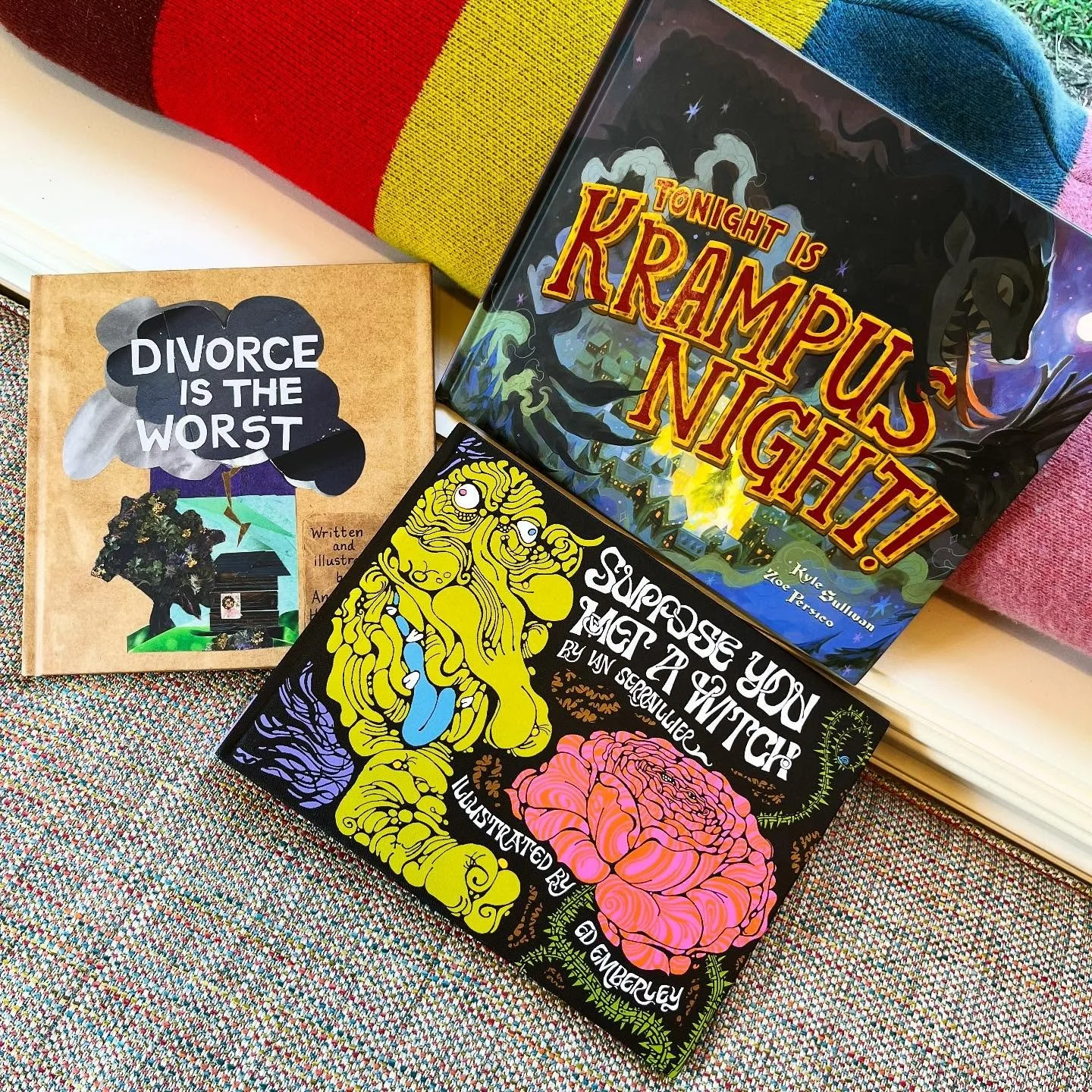These 3 awesome picture books all arrived in the same package today. Now I give you the impossible task of deciding which one is the coolest. Spectacular stuff.