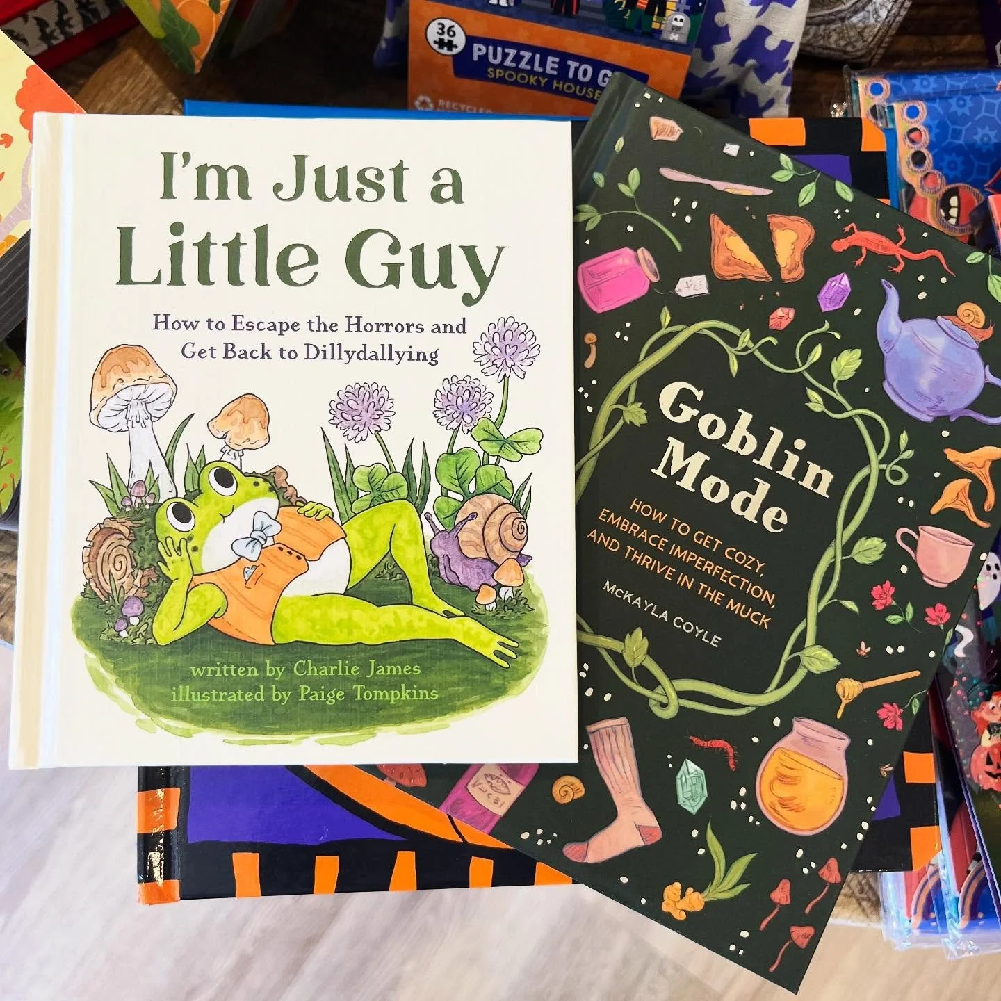 As the old saying goes, we may be a children&rsquo;s bookstore, but that doesn&rsquo;t mean you can&rsquo;t find a cute book for yourself about just being a little guy or a goblin and appreciating cozy fall vibes while avoiding social plans.