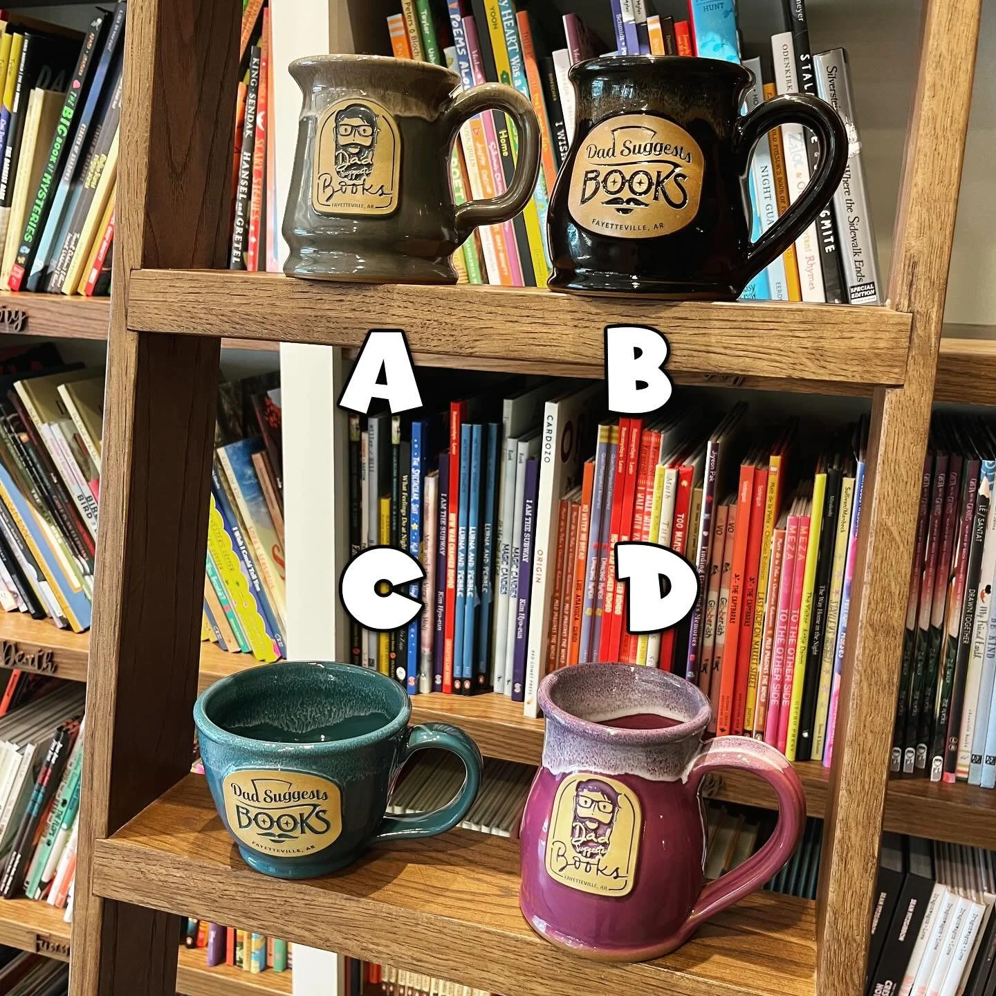 Which is your favorite mug? Please vote. I will drink my coffee out of the winner and the losers will be banished to the back of the cabinet in shame.