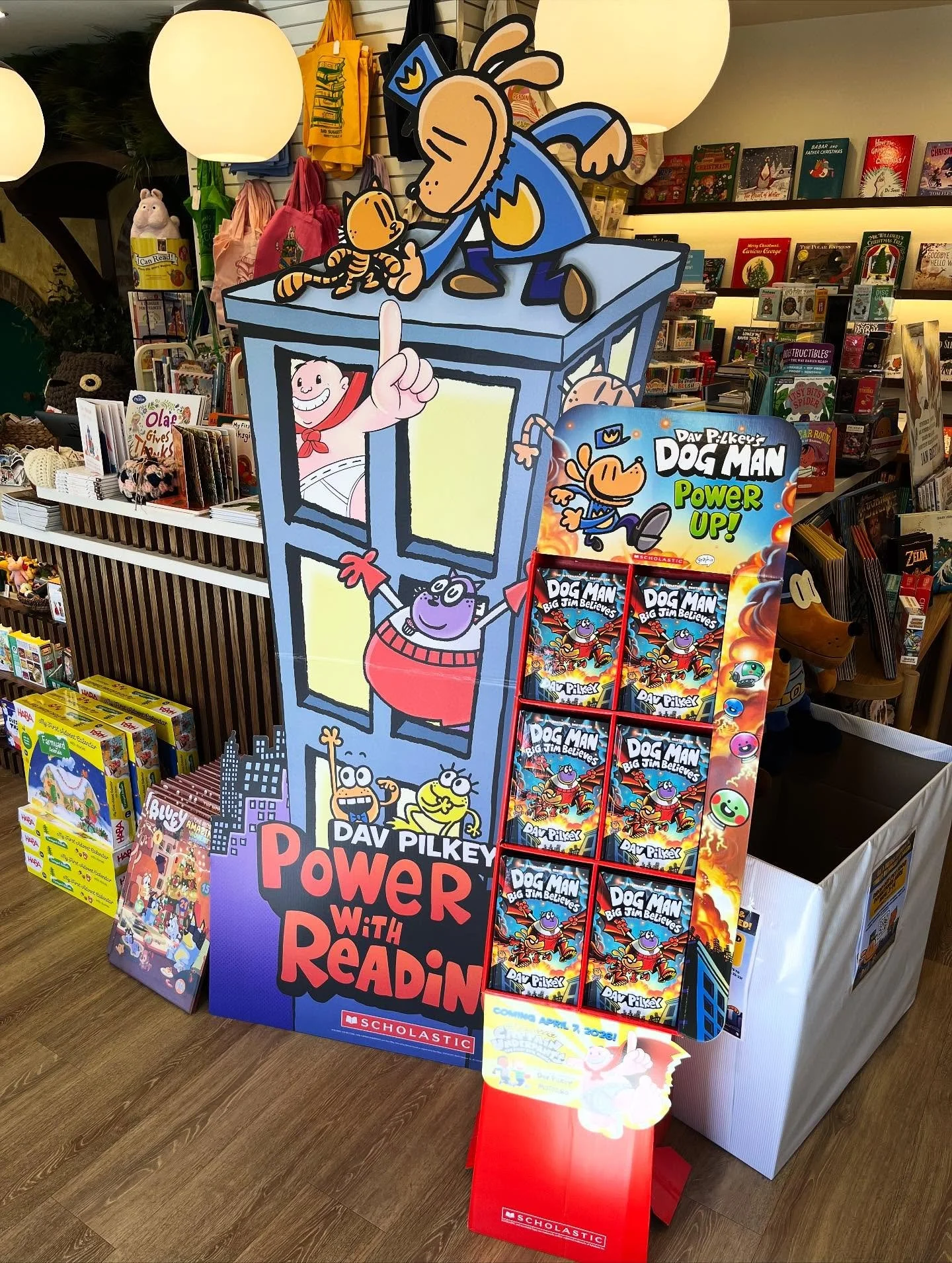 It&rsquo;s a very Dog Man kind of week! 🐶👮&zwj;♂️ Big Jim Believes released today and we have 3 reminders for you!

1) Come in now and enter to win 4 free tickets to the Dog Man play from @waltonartscenter (play is Nov 22 at 11 a.m.)

2) Donate som