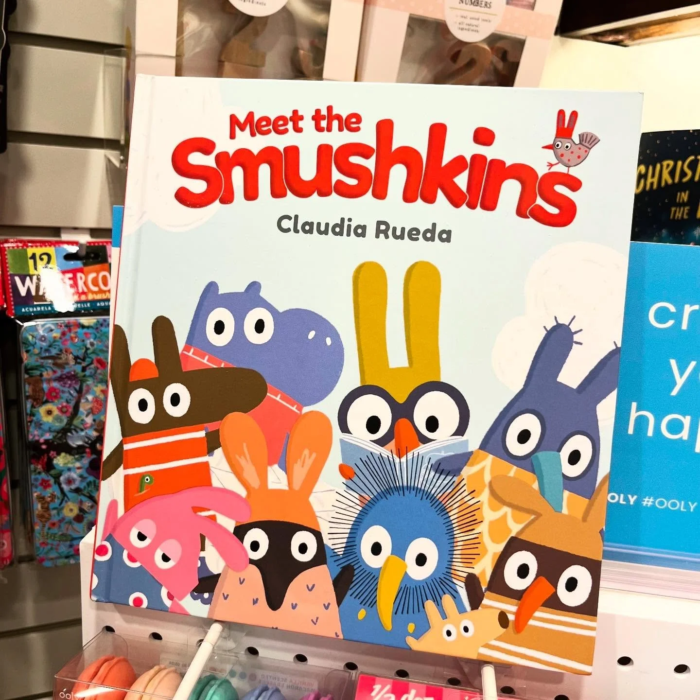 Meet the Smushkins, folks. This book from @claudiarueda comes out tomorrow, December 2nd. Do these silly guys have their own tv show yet? I feel like they should. 

I&rsquo;ve already seen reviews of this book compare it to the offbeat world of the M