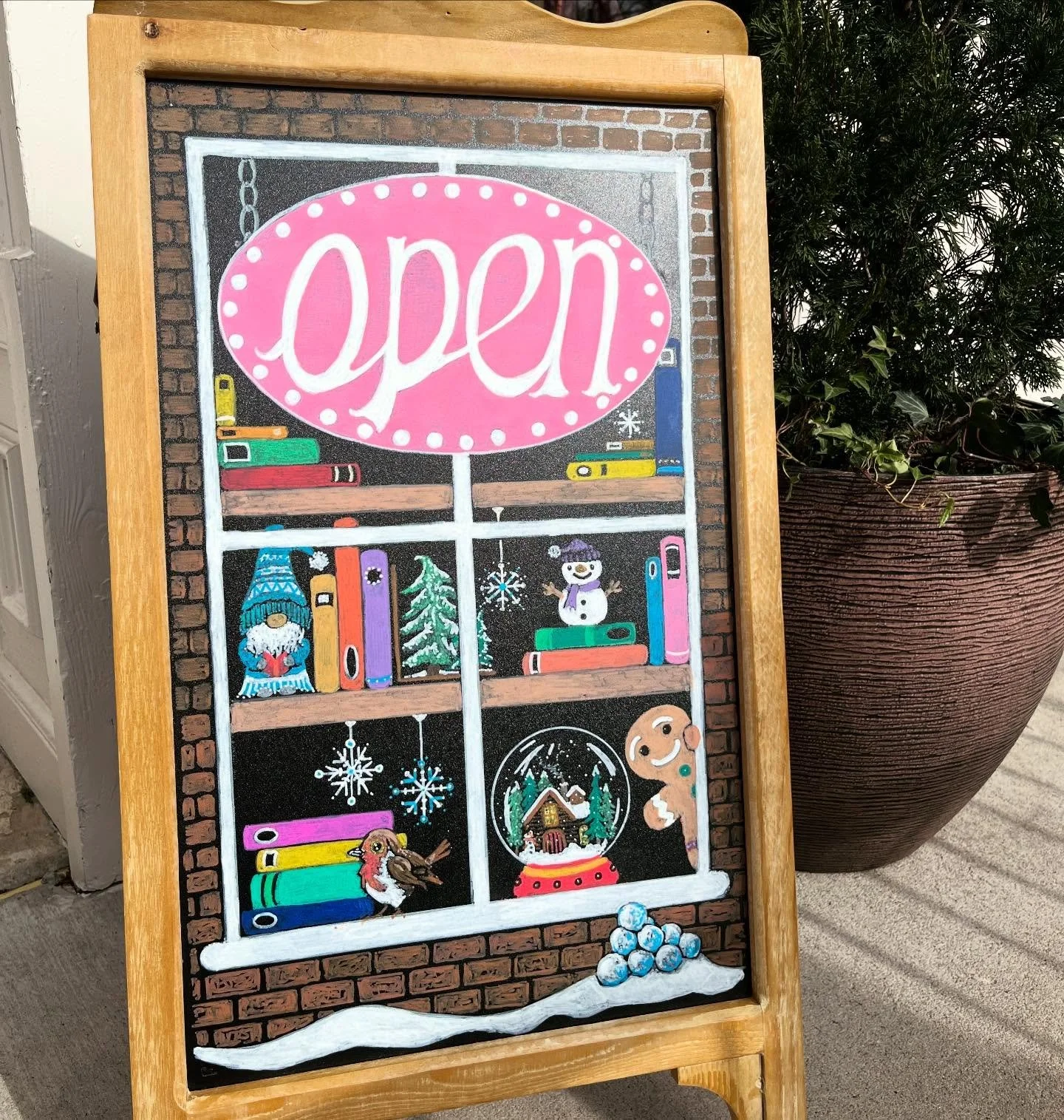 New chalkboard open sign art from @emsart_237 ! 🤯🫶
