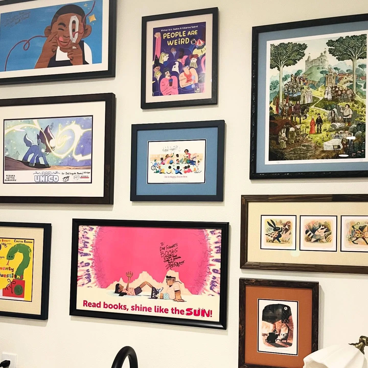 Just hung up a few new additions to the old Dad Suggests wall of supreme honor and distinction and glory.