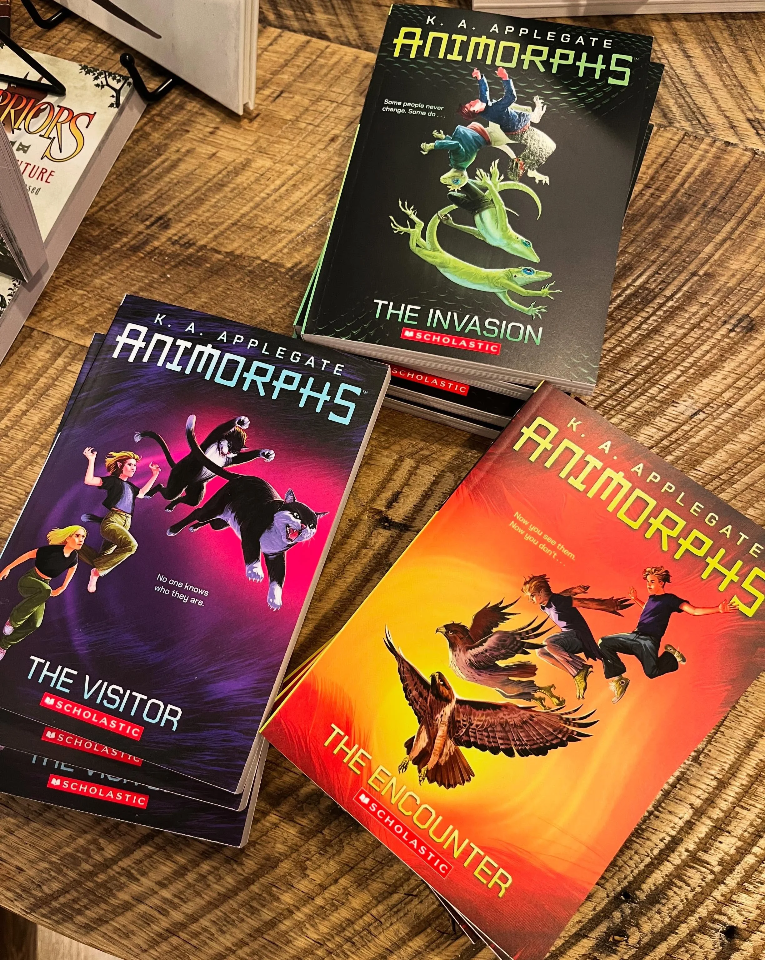 Happy Animorphs Day! One of the coolest series ever written is getting republished today and the first 3 books in the series are out now! 

There&rsquo;s an alien invasion going on and they get in your ear and control you so these kids don&rsquo;t kn
