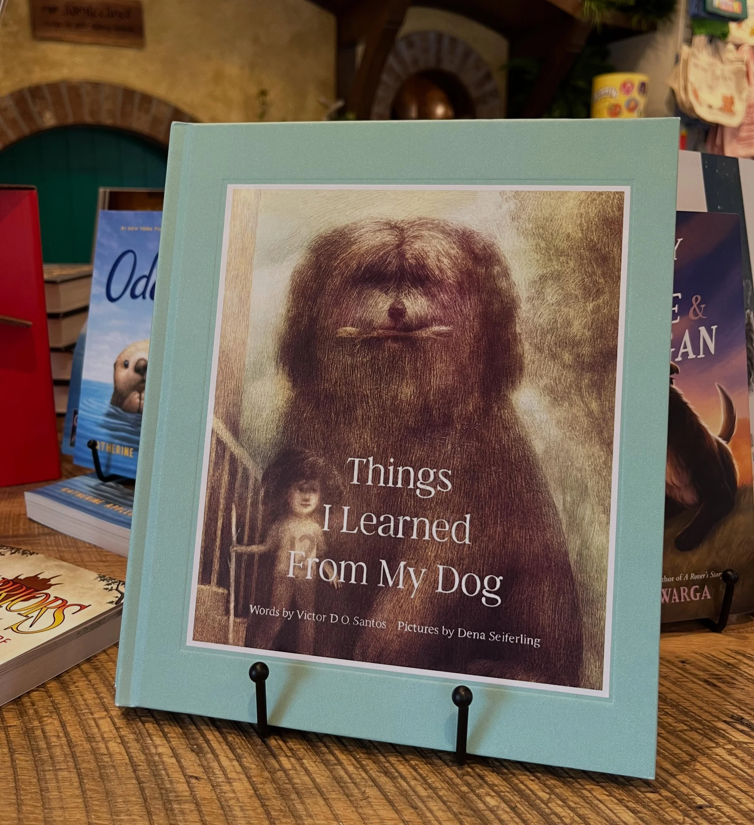 Look what just released today from my friend @linguacious_llc and @dena.seiferling ! We might have an overrepresentation of cat books around here so it&rsquo;s nice to even the scales a bit with a new beautiful dog book. I&rsquo;ll tell you now I rea