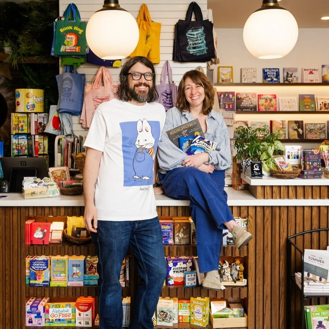 Big thanks to Sydney Sullivan and photographer 📸 Meredith Mashburn with Fayetteville City Lifestyle for their recent article about our bookshop! 🫶 They just walked in and found Jessica sitting like this hugging books like she usually does.

They as