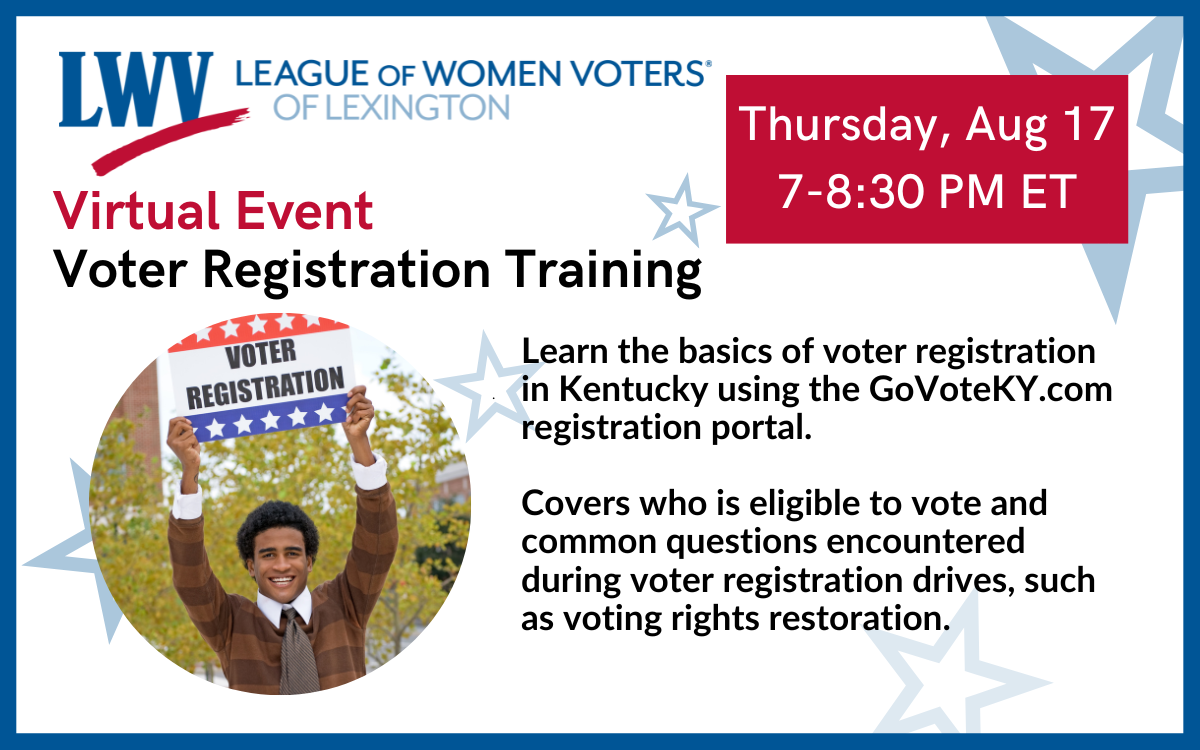 Events — League of Women Voters Lexington, KY League of Women Voters