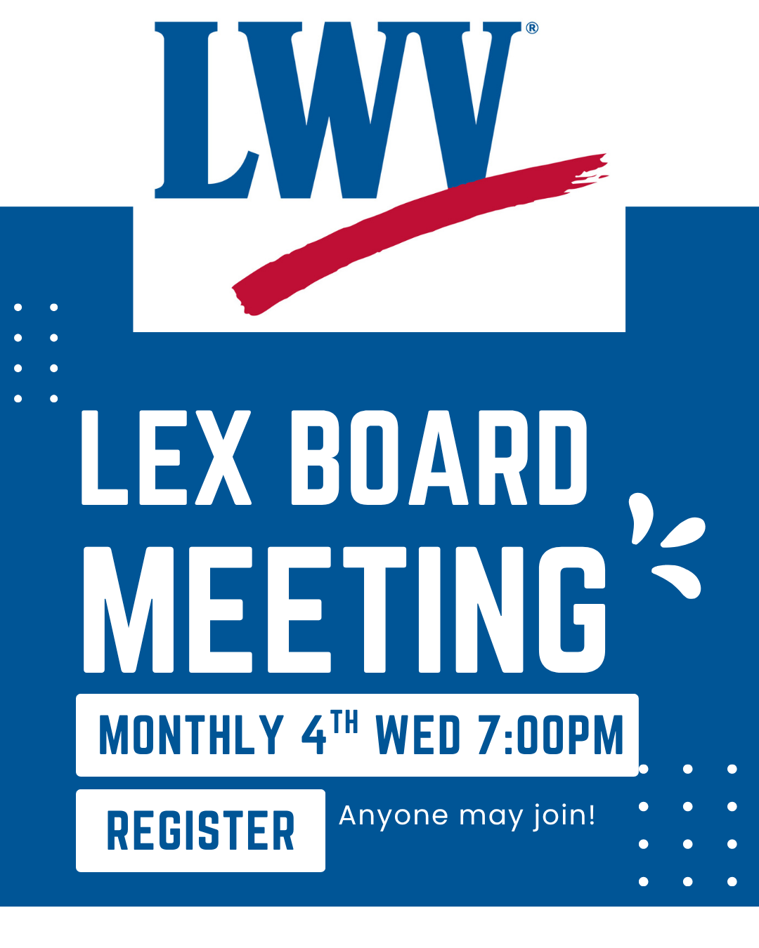 LWV Lexington Board Meeting