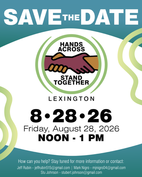 Save the Date: Hands Across - Stand Together