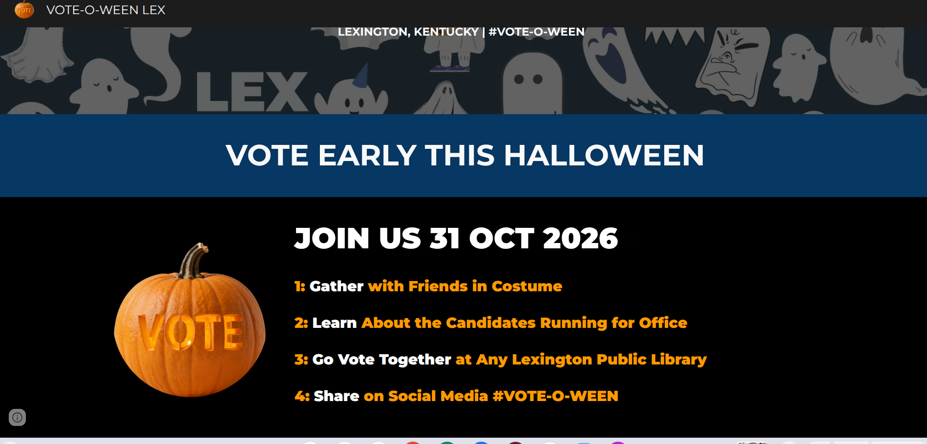 Celebrate Vote-o-ween!