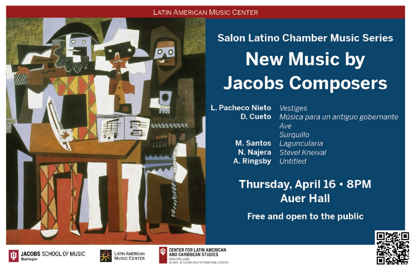 Daniel Cueto's music featured in Salon Latino Chamber Music Series